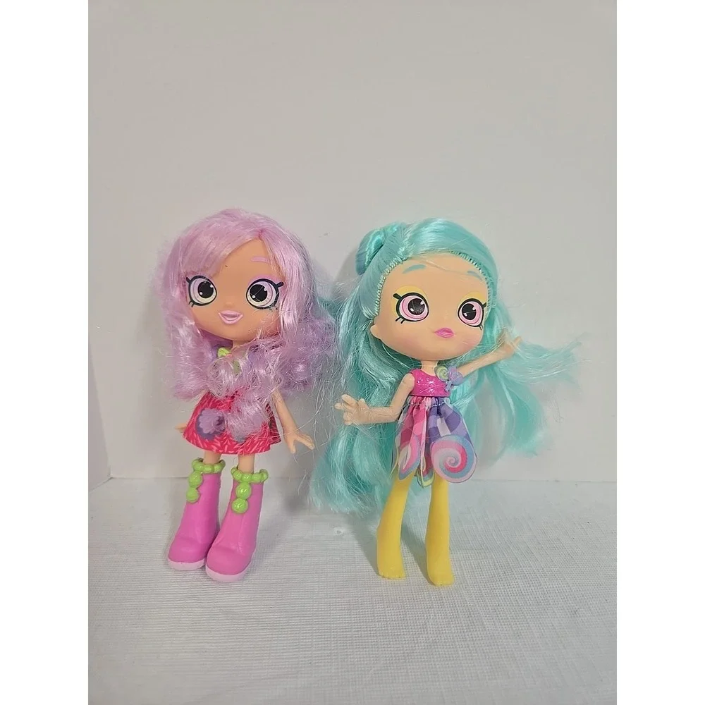 Shopkins Shoppies Dolls Lot of 2 Pommie And Lolita